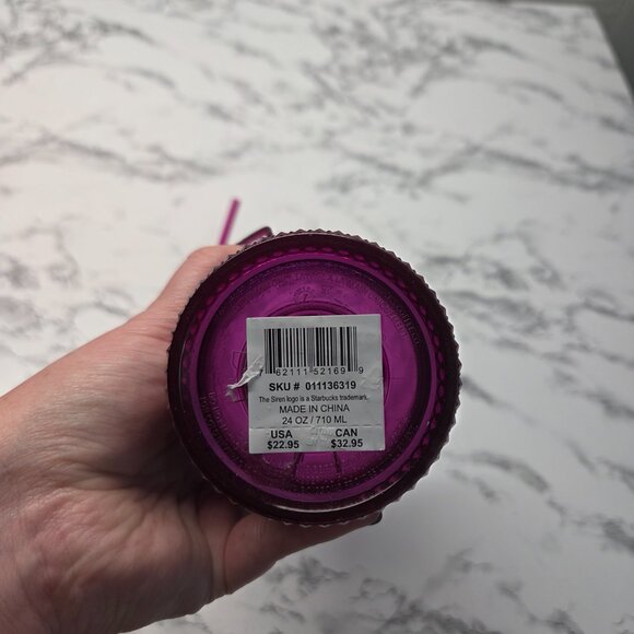 Starbucks 24oz Studded Purple Logo Tumbler - Picture 7 of 7